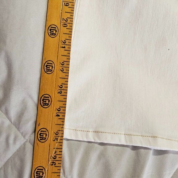 NWT LOFT WHITE/CREAM THE KICK CROP HIGH RISE PANT SIZE 30 - Picture 15 of 15